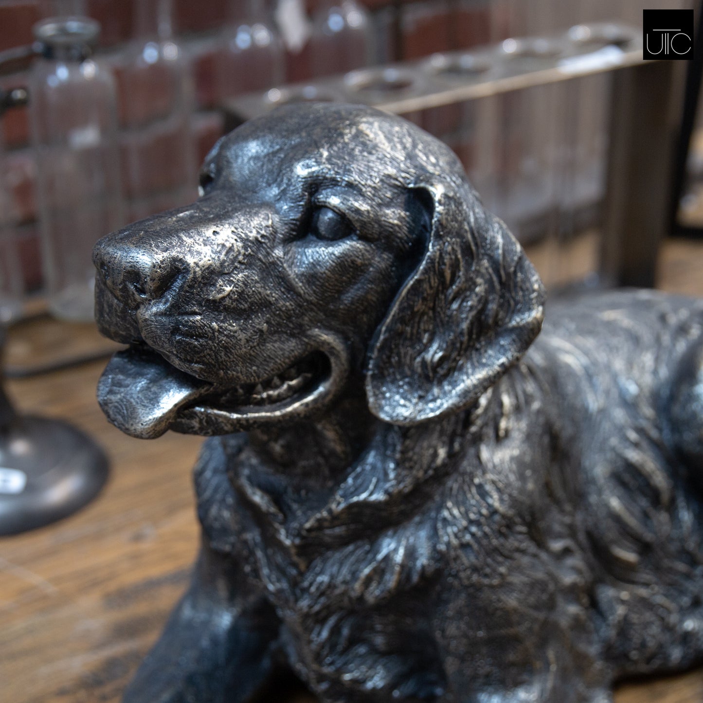 Bramwell Oxide Dog Sculpture