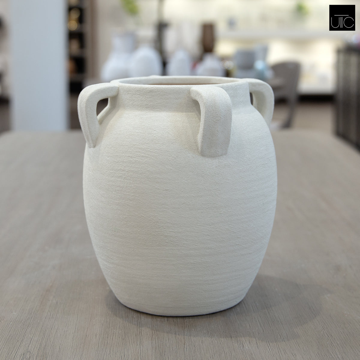 Aldora Multi-Handle Amphora Clay Jar