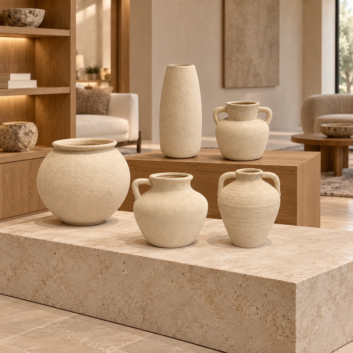 Alora Tapered Ceramic Vase