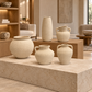 Molly Rolled-Rim Ceramic Vase
