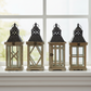 Taren Square Wood Lanterns (Set of 4)