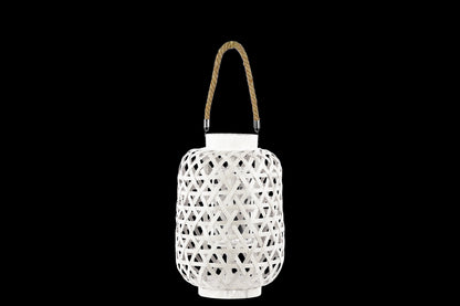 Wood Lantern Washed Finish