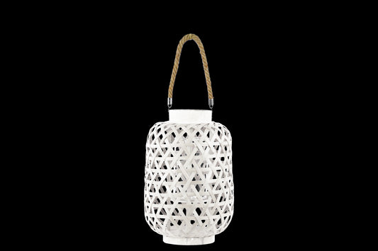 Wood Lantern Washed Finish