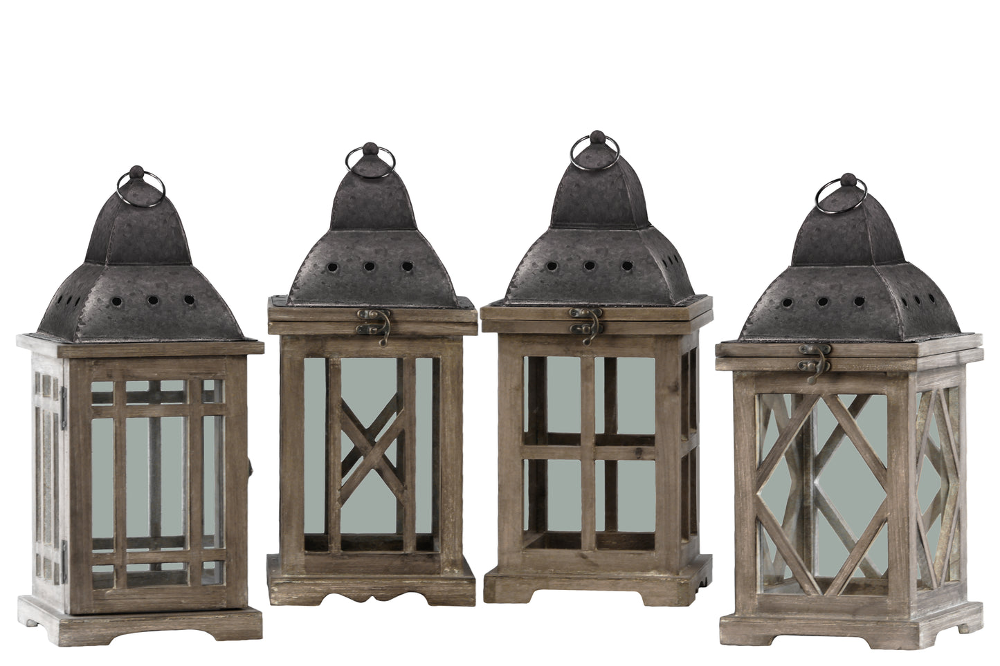 Wood Lantern Stained Wood Finish