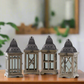 Jeska Wood and Metal Lanterns (Set of 8)