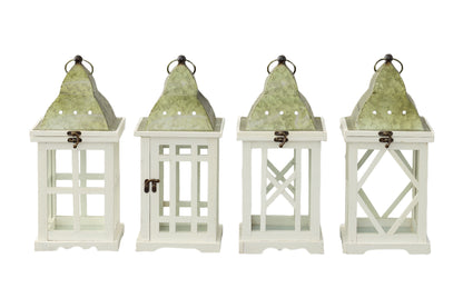 Wood Lantern Stained Wood Finish