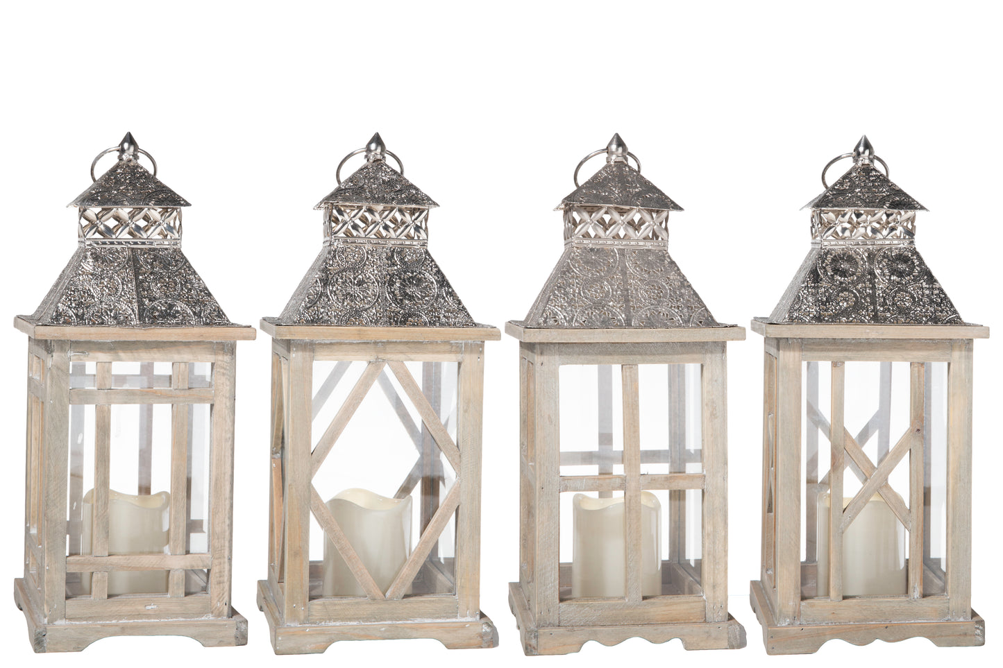 Wood Lantern Stained Wood Finish