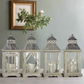 Jeska Wood and Metal Lanterns (Set of 8)
