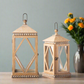 Kalen Weathered Wood Lanterns (Set of 2)
