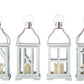 Wood Square Lantern Natural Finish