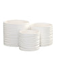 Rhesia Gloss Ribbed Ceramic Pot (Set of 3)