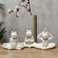 Ceramic Figurine Gloss Finish - 7.75"H