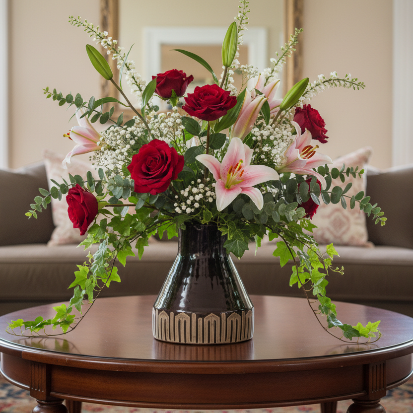 Ciro Tribal Band Ceramic Vase