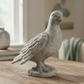 Quillen Cement Cardinal Bird Figurine