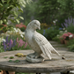 Camz Standing Cement Bird Figurine