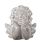 Cher-Lee Cement Cherubin Bust Figurine with Head Resting on Hand