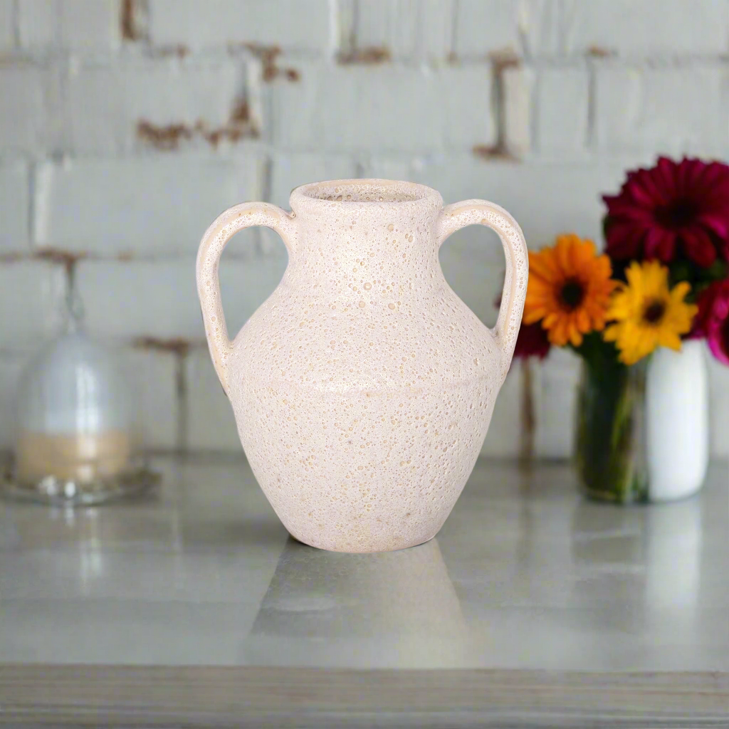Nalaya Lava Texture Amphora Vase (Set of 2)