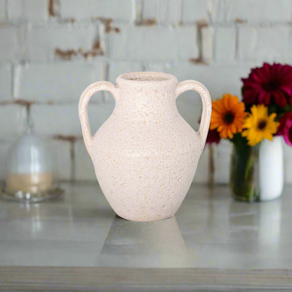 Nalaya Lava Texture Amphora Vase (Set of 2)