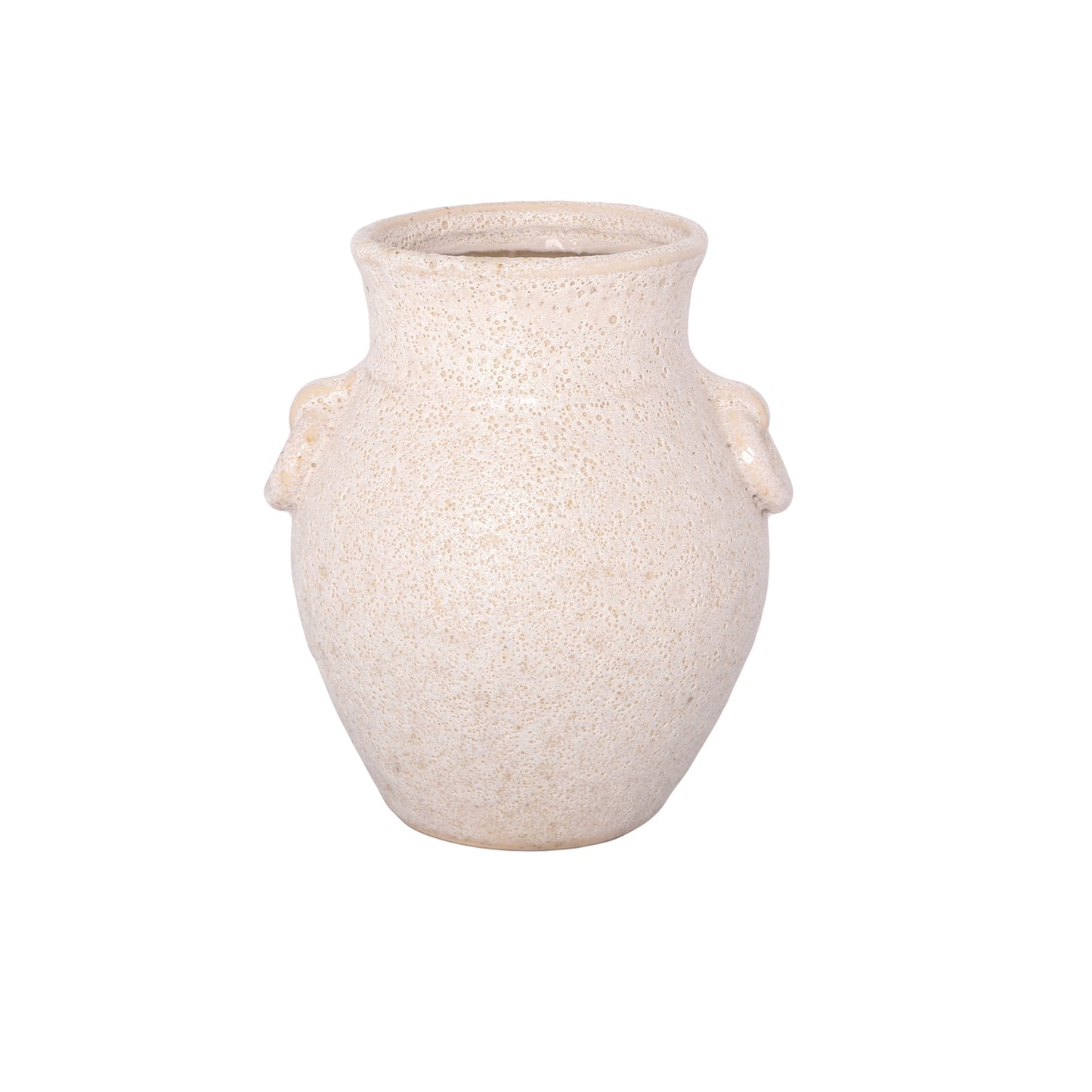 Blanche Ceramic Amphora Vase