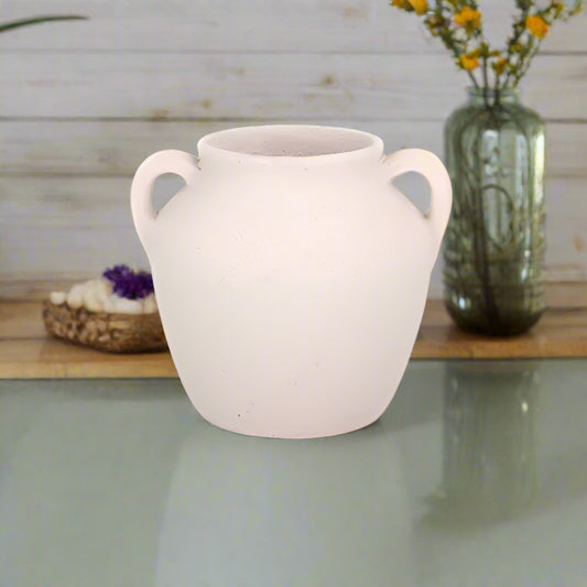 Olivenne Ceramic Vase with Handles