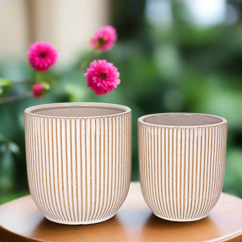 Sloane Ceramic Planter Set (Set of 2)