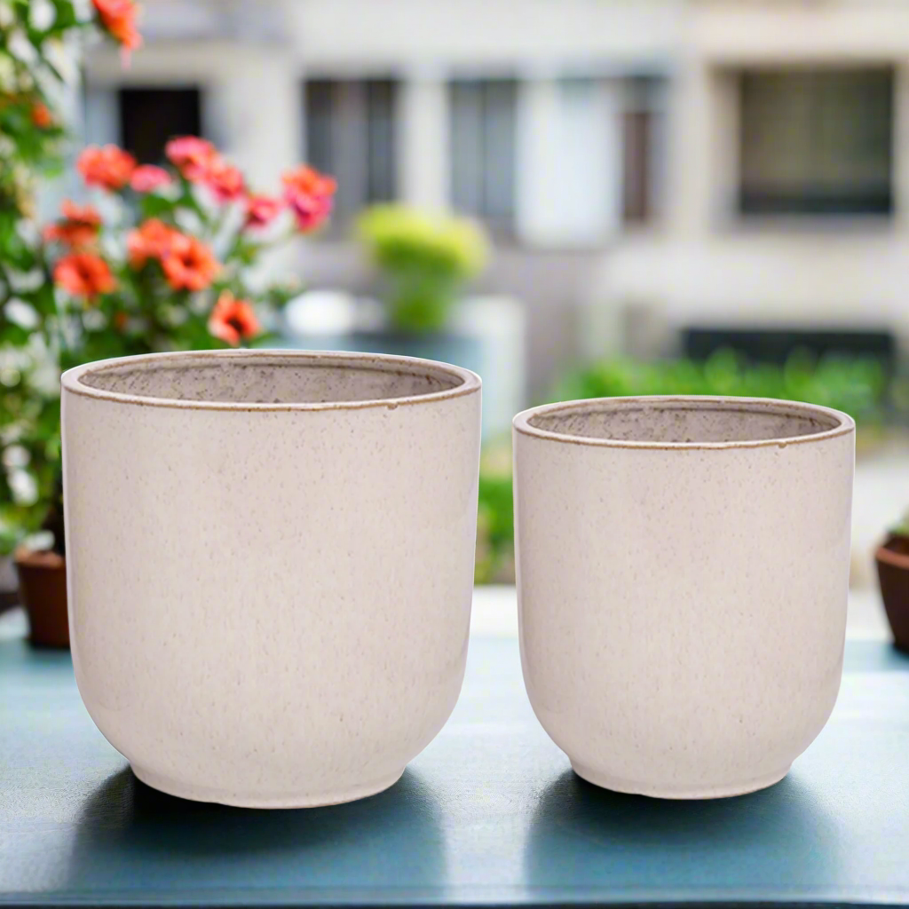 Sloane Ceramic Planter Set (Set of 2)