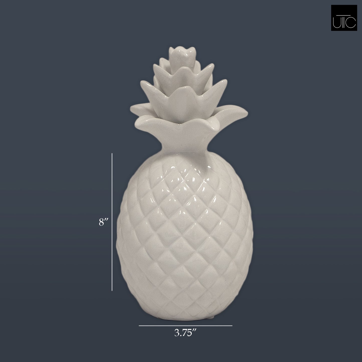 Ceramic Figurine Coated Finish 8"H