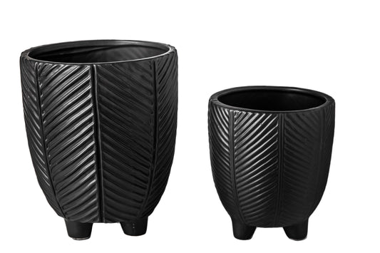 Ceramic Round Pot Matte Finish-9.00"H