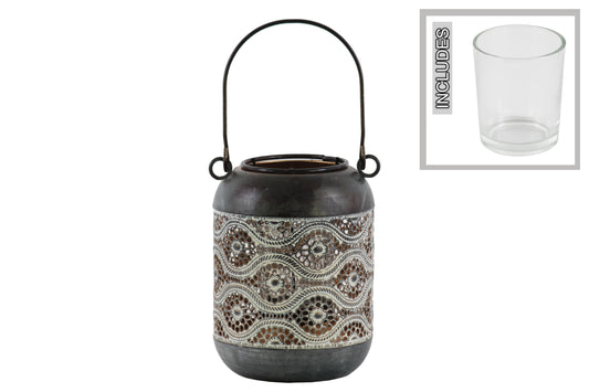 Metal Lantern Coated Finish