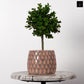 Terracotta Round Pot Gloss Finish Apricot