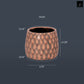 Terracotta Round Pot Gloss Finish Apricot