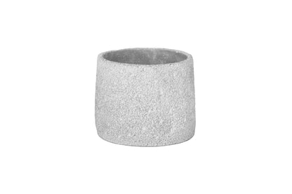 Cement Pot Conical Shape Finish Gray
