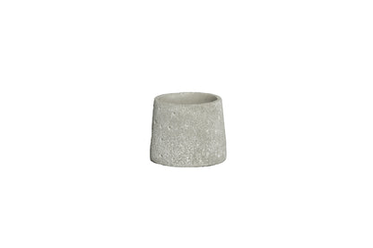 Cement Pot Conical Shape SM Finish Gray