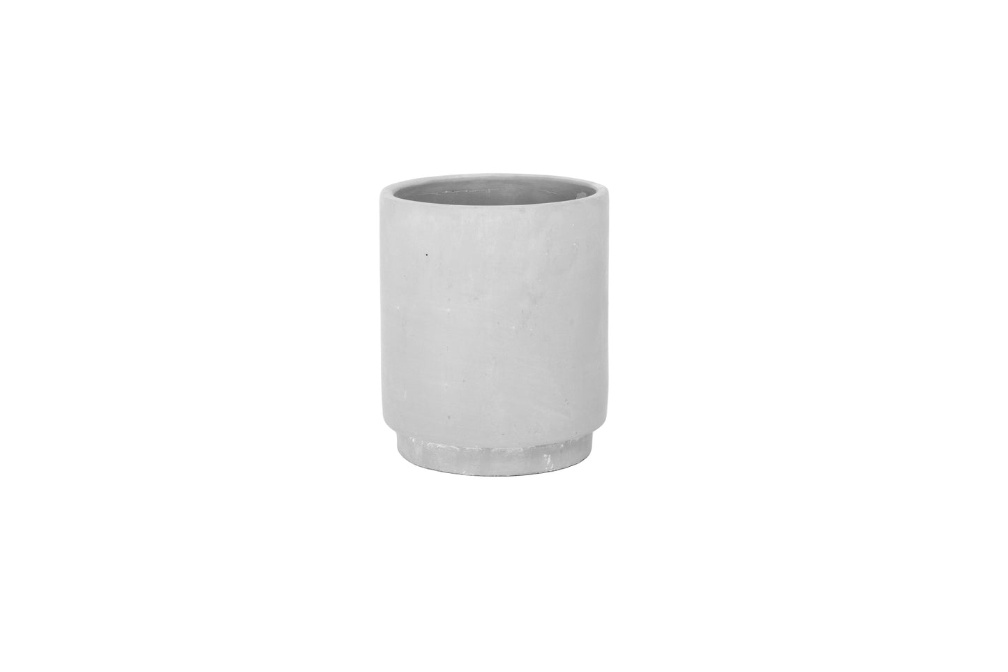 Cement Pot Cylinder Shape Finish