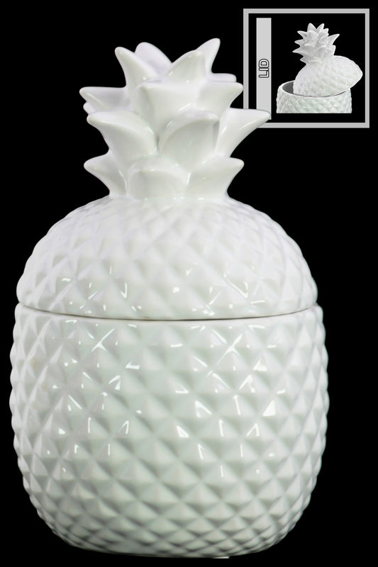 Ceramic Canister Gloss Finish 7.25"H