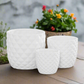Tizze Diamond Planter Set (Set of 3)