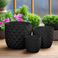 Tizze Diamond Planter Set (Set of 3)