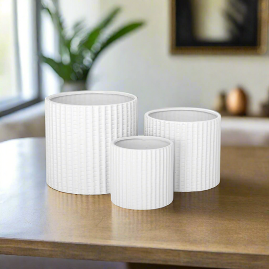 Rivaro Ceramic Pot Trio