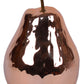 Ceramic Pear Figurine Hammered Matte Finish