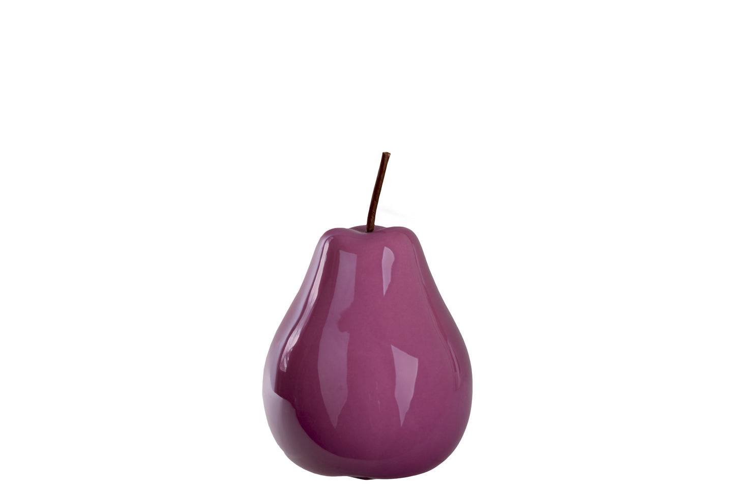 Ceramic Pear Figurine SM Pearlescent Finish