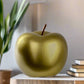Nolyn Silver Ceramic Apple Decor