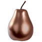 Ceramic Pear Figurine LG Chrome Finish