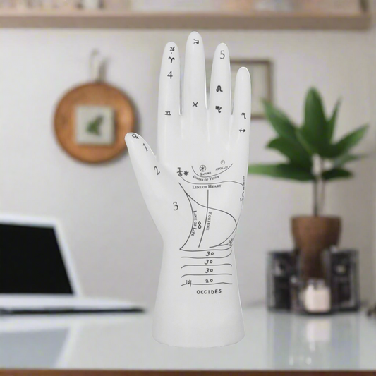 Helvara Ceramic Palmistry Hand Decor