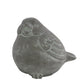 Brann Cement Sitting Bird Figurine