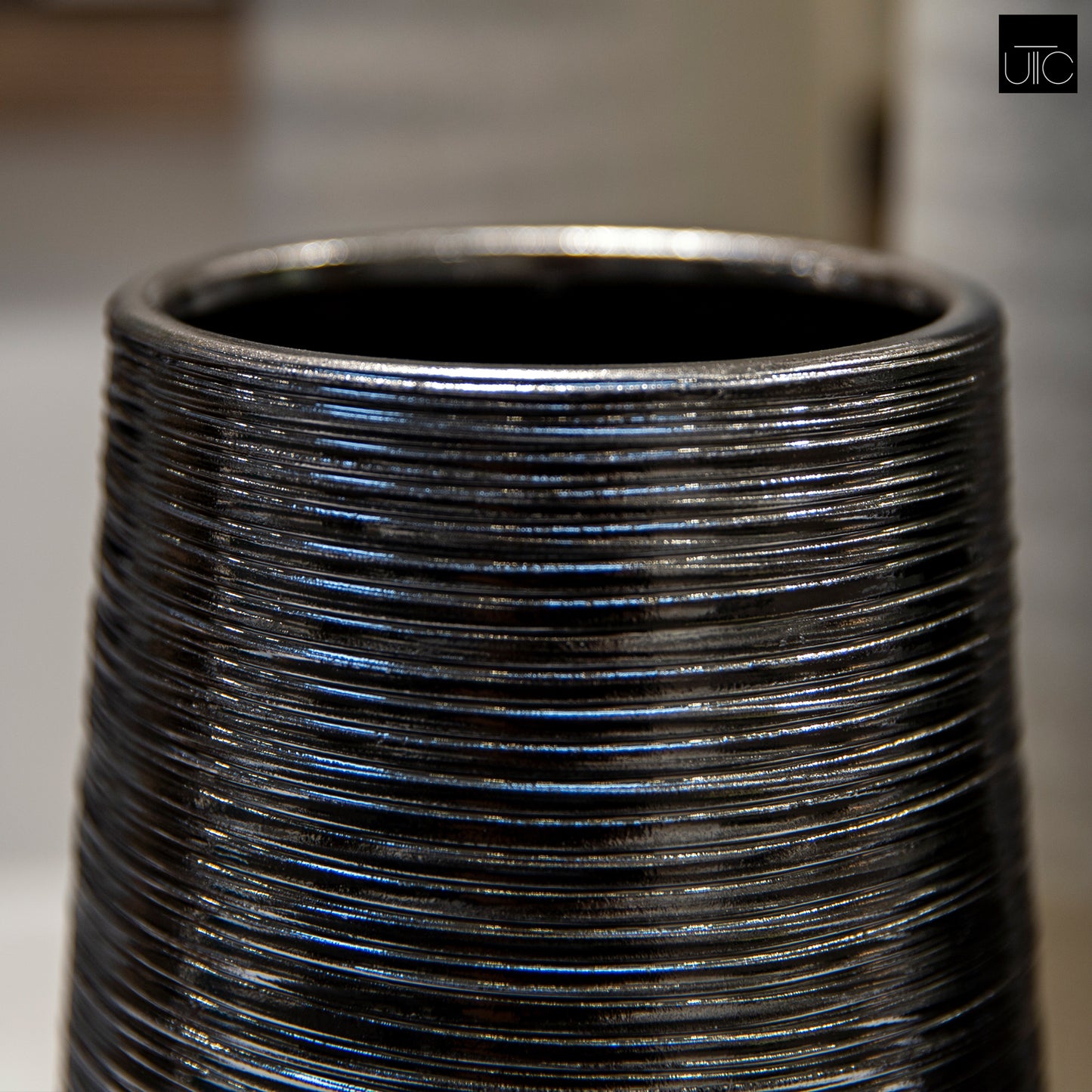 Ceramic Vase Electroplated Finish