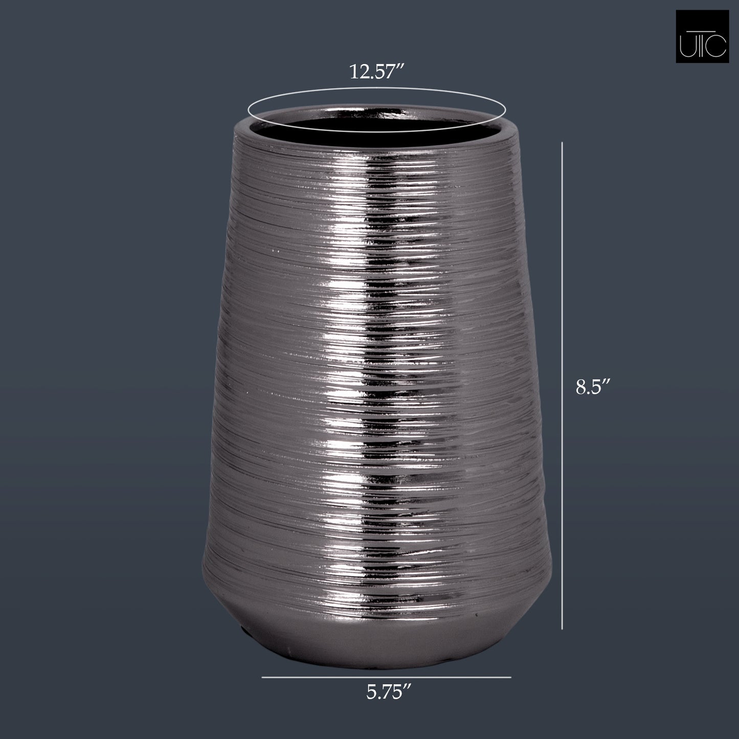 Ceramic Vase Electroplated Finish