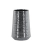 Lynde Combed Electroplated Metallic Vase