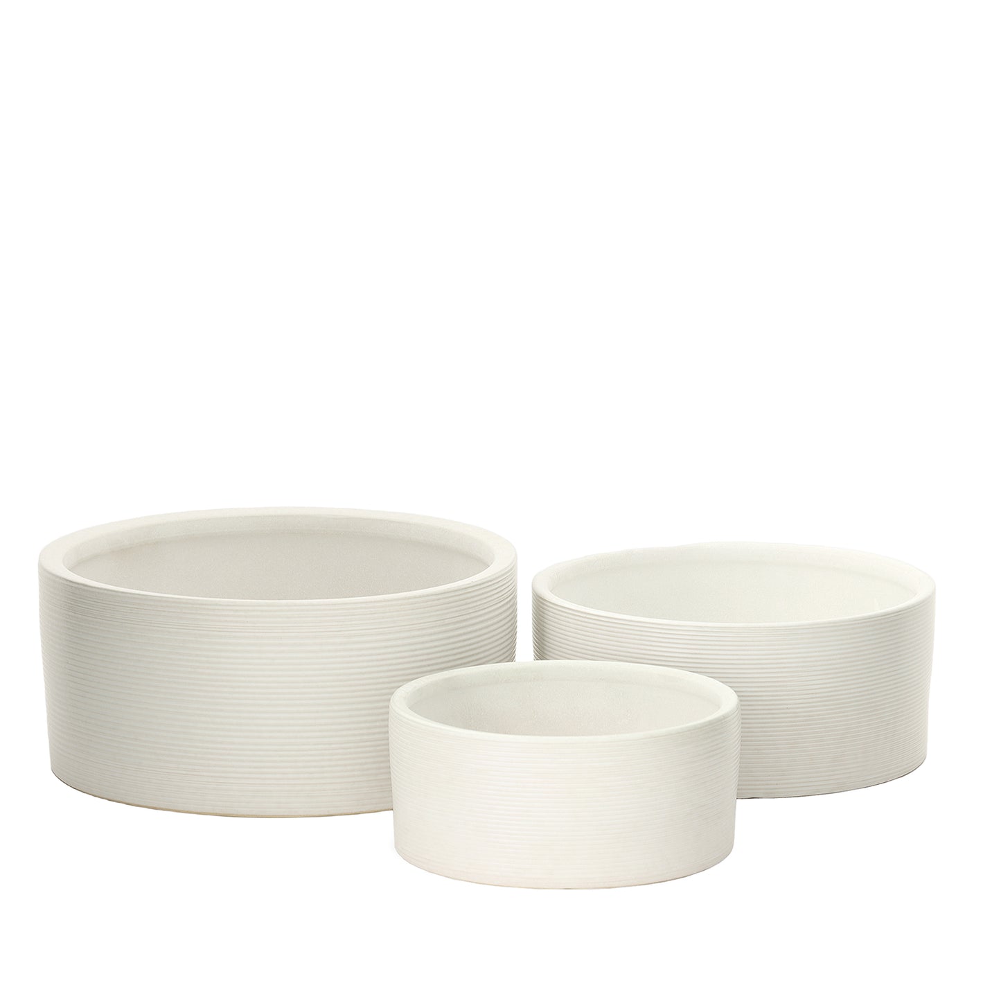 Serena Ceramic Round Pot (Set of 3)