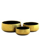 Zyros Hammered Ceramic Planter Set (Set of 3)