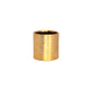 Gweyz Brushed Round Mini Vase in Gold